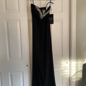 New black never worn prom dress with tags
